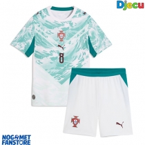 Portugal Bruno Fernandes #8 Gostujuci Dres za djecu SP 2026 Kratak Rukav (+ Kratke hlače)